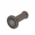 Cal-Royal 180 Degrees Brass Door Viewer, 1/2 Bore, Plastic Lens, for 1-3/8 to 2 Thick Doors, US10B Oil DV91-10B